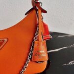 Replica Prada 1BH204 Prada Re-Edition 2005 Saffiano leather Bag in Orange - 图片 4
