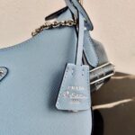 Replica Prada 1BH204 Prada Re-Edition 2005 Saffiano leather Bag in Light Blue - 图片 4