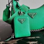Replica Prada 1BH204 Prada Re-Edition 2005 Saffiano leather Bag in Green - 图片 7
