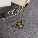 Replica Prada 1BH204 Prada Re-Edition 2005 Saffiano leather Bag in Black - 图片 5
