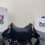 Replica Prada 1BH204 Prada Re-Edition 2005 Saffiano leather Bag in Black - 图片 7