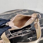 Replica Prada 1BH204 Prada Re-Edition 2005 Saffiano leather Bag in Apricot Silver - 图片 8