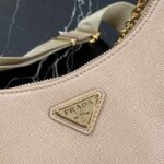 Replica Prada 1BH204 Prada Re-Edition 2005 Saffiano leather Bag in Apricot - 图片 4