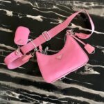 Replica Prada 1BH204 Prada Re-Edition 2005 Nylon Bag Pink - 图片 4