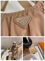 Replica Prada 1BH204 Mini Bags Prada Crossbody Leather bag In Apricot - 图片 6