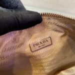 Replica Prada 1BH204 Mini Bags Prada Crossbody Leather bag In Apricot - 图片 8