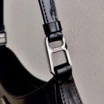 Replica Prada 1BC156 Prada Cleo Brushed Leather Shoulder Bag Black - 图片 6