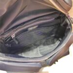 Replica Prada Signaux Nylon and Leather Hobo Bag 1BC160 Black - 图片 7