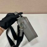 Replica Prada 2VH069 Brique Saffiano leather bag Gray - 图片 6