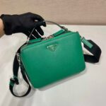 Replica Prada 2VH069 Brique Saffiano leather bag Green - 图片 2