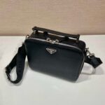 Replica Prada 2VH069 Brique Saffiano leather bag Black - 图片 3