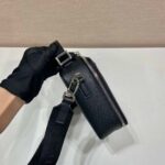 Replica Prada 2VH069 Brique Saffiano leather bag Black - 图片 5
