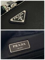Replica Prada 2VH069 Brique Saffiano leather bag Black - 图片 8