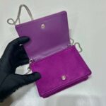 Replica Prada sequins-studded card holder with shoulder strap 1MR024 Purple - 图片 6