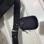 Replica Prada Medium Nylon Shoulder Bag 1BD671 Black - 图片 6