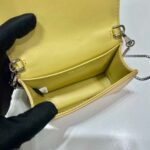 Replica Prada Crystal-studded card holder with shoulder strap 1MR024 Yellow Crystal - 图片 7