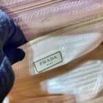 Replica Prada Medium Nylon Shoulder Bag 1BD671 Apricot - 图片 8