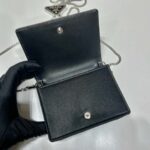 Replica Prada Crystal-studded card holder with shoulder strap 1MR024 Black Crystal - 图片 6