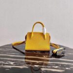 Replica Prada 1BA269 Saffiano Leather Prada Monochrome Bag Yellow - 图片 2