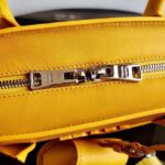 Replica Prada 1BA269 Saffiano Leather Prada Monochrome Bag Yellow - 图片 7