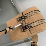 Replica Prada Leather bag with shoulder strap 1BH082 Apricot - 图片 4