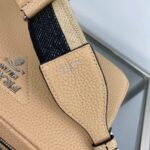 Replica Prada Leather bag with shoulder strap 1BH082 Apricot - 图片 5