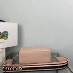 Replica Prada Leather bag with shoulder strap 1BH082 Pink - 图片 4