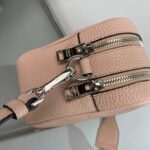 Replica Prada Leather bag with shoulder strap 1BH082 Pink - 图片 5