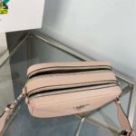 Replica Prada Leather bag with shoulder strap 1BH082 Pink - 图片 7