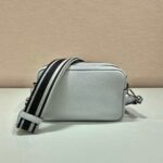 Replica Prada Leather bag with shoulder strap 1BH082 White - 图片 2