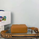 Replica Prada Leather bag with shoulder strap 1BH082 brown - 图片 4