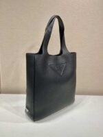 Replica Prada 2VG092 Leather Tote Shoulder Bags Black - 图片 2