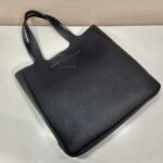 Replica Prada 2VG092 Leather Tote Shoulder Bags Black - 图片 3