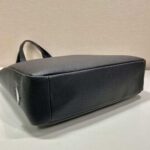 Replica Prada 2VG092 Leather Tote Shoulder Bags Black - 图片 4