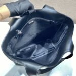 Replica Prada 2VG092 Leather Tote Shoulder Bags Black - 图片 7