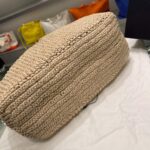 Replica Prada Small Raffia tote bag 1BG422 Apricot - 图片 5