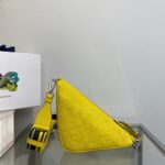Replica Prada Saffiano Prada Triangle bag 2VH155 Yellow - 图片 2