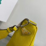 Replica Prada Saffiano Prada Triangle bag 2VH155 Yellow - 图片 5
