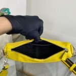 Replica Prada Saffiano Prada Triangle bag 2VH155 Yellow - 图片 7