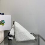 Replica Prada Saffiano Prada Triangle bag 2VH155 White - 图片 2