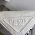 Replica Prada Saffiano Prada Triangle bag 2VH155 White - 图片 3