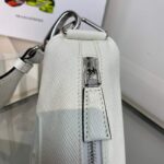 Replica Prada Saffiano Prada Triangle bag 2VH155 White - 图片 6