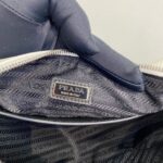 Replica Prada Saffiano Prada Triangle bag 2VH155 White - 图片 8