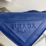 Replica Prada Saffiano Prada Triangle bag 2VH155 Blue - 图片 3
