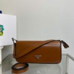 Replica Prada Brushed leather Prada Femme 1BD323 Brown - 图片 6