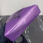 Replica Prada 1NE515 Re-Edition 2000 sequined Re-Nylon mini-bag Purple - 图片 3