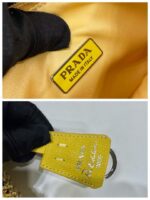Replica Prada 1NE515 Satin mini-bag with artificial crystals Yellow - 图片 7