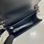Replica Prada Cardholder with shoulder strap and sequins 1MR024 Black - 图片 7