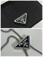 Replica Prada Cardholder with shoulder strap and sequins 1MR024 Black - 图片 8