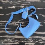 Replica Prada 1BH204 Prada Re-Edition 2005 Nylon Bag Blue - 图片 3
